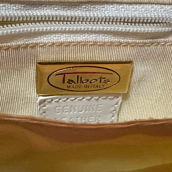 Talbots White Basketweave hand bag - Picture 5 of 5